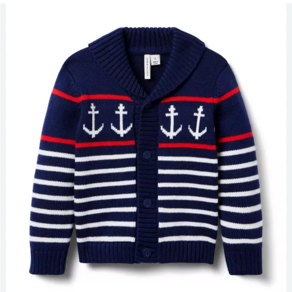 Janie and Jack Nautical Days Cardigan